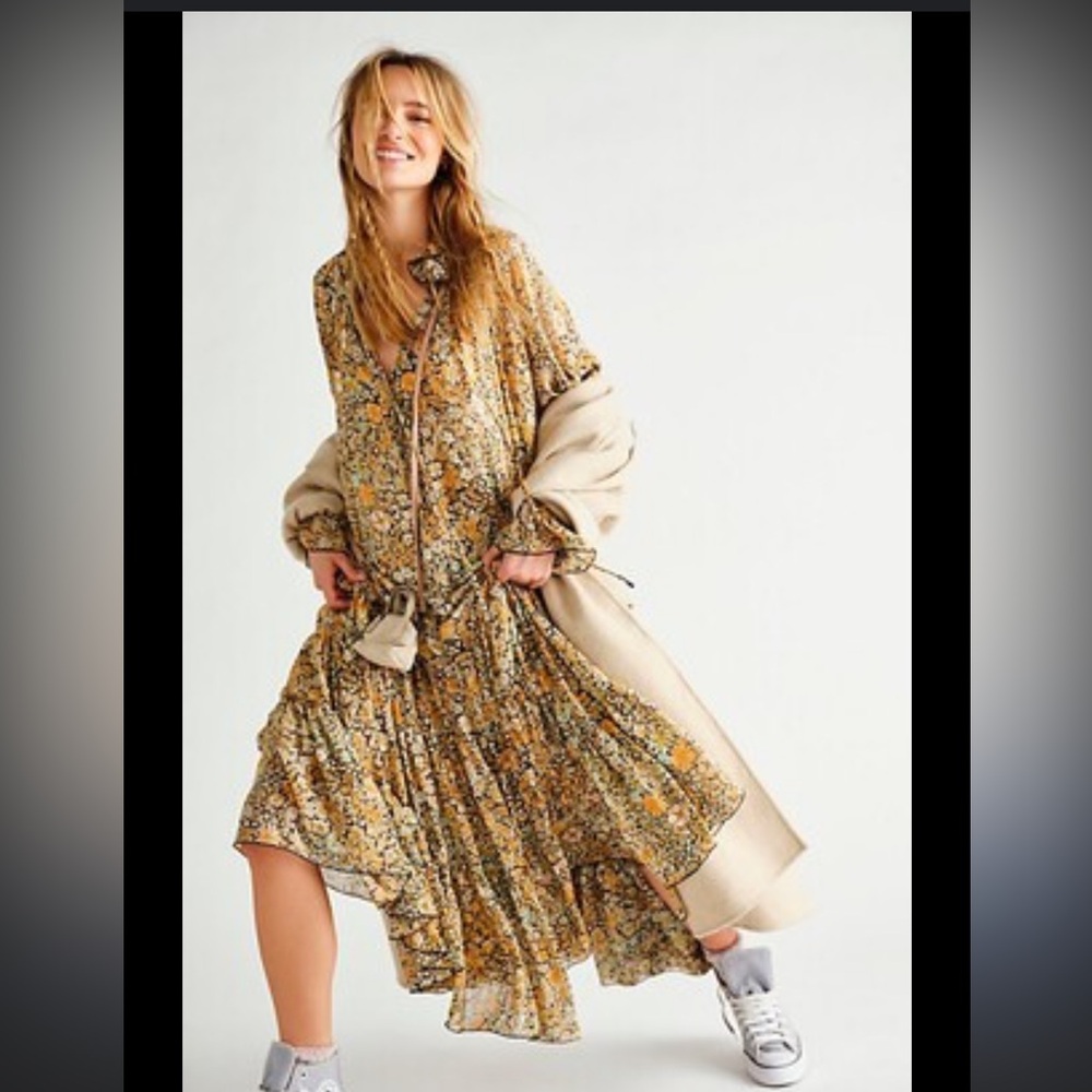 Free People Floral Maxi Dress - Picture 3 of 9